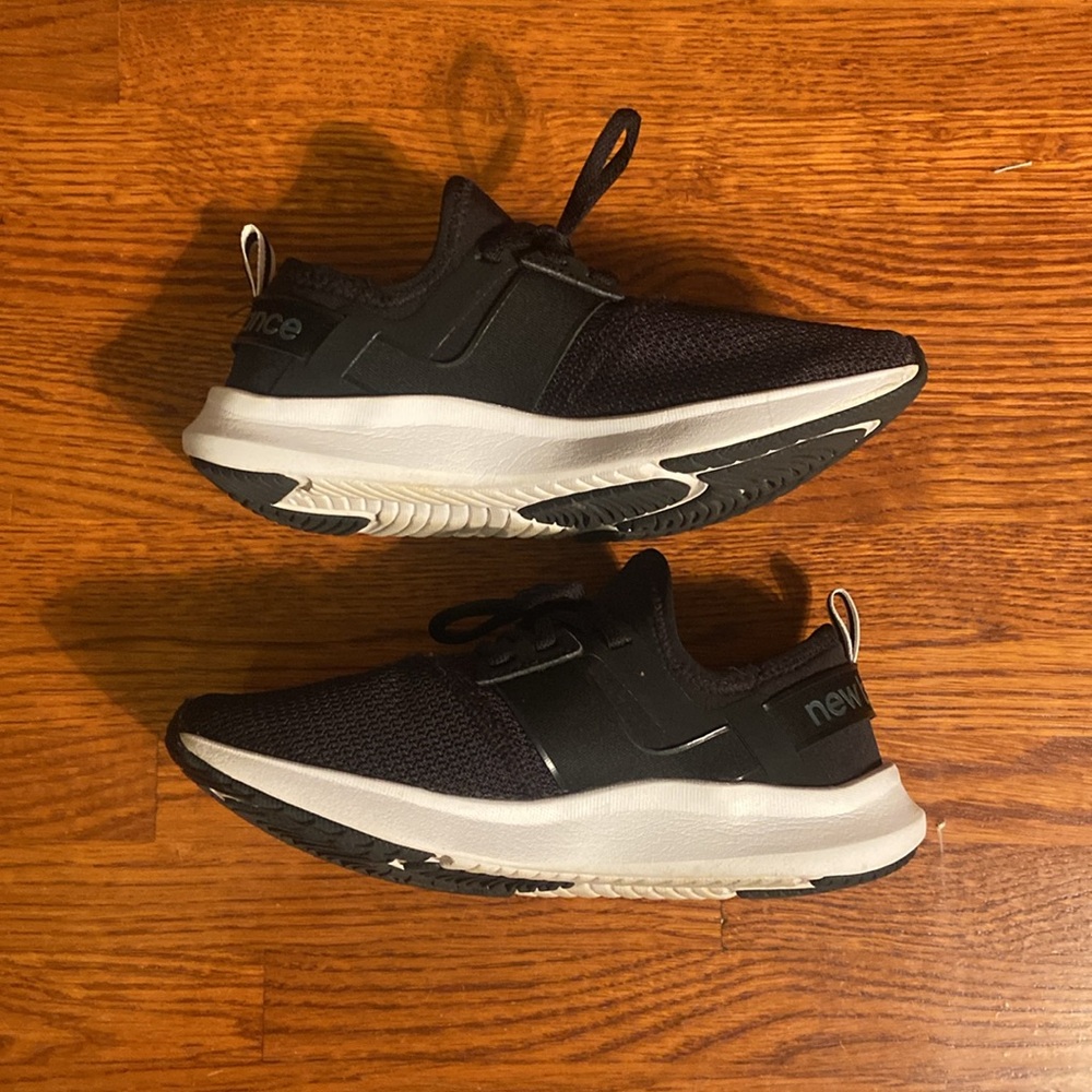 New Balance Black and White Athletic Shoes